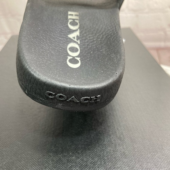 COACH ULLA SLIDES new in box (black) Size 8 - Picture 9 of 14